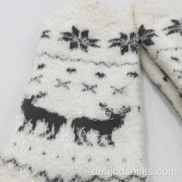 Klassische Hirsch-Feder-Garn gemütliche Socken